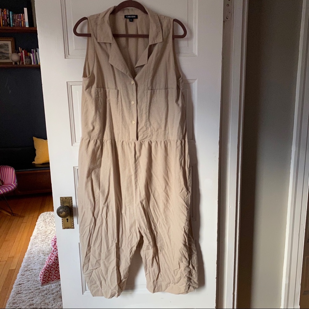 Ilana Kohn Violet Jumpsuit in Tan